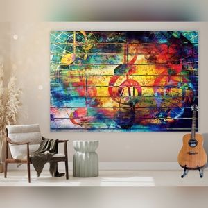 Boys Girls Dorm Bedroom Decor Music Lovers Gift Items Ideas Poster Banners Art
